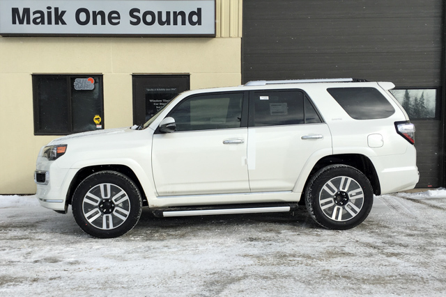 Toyota 2019 4Runner with professional window tint in North Bay